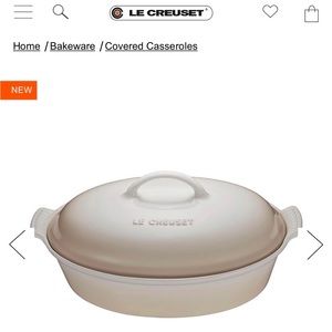 NEW Le Creuset meringue casserole
